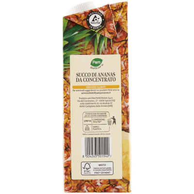 PAM Qualità per te Succo di Ananas 1 L – immagine 12