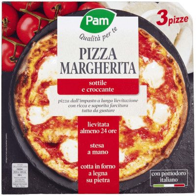 PAM PANORAMA 3 Pizze Margherita surgelate 900g (300g x 3) – immagine 9