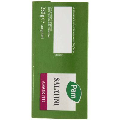 PAM Salatini Assortiti Würstel, Prosciutto Cotto, Spinaci e Ricotta surgelati 250 g – immagine 10