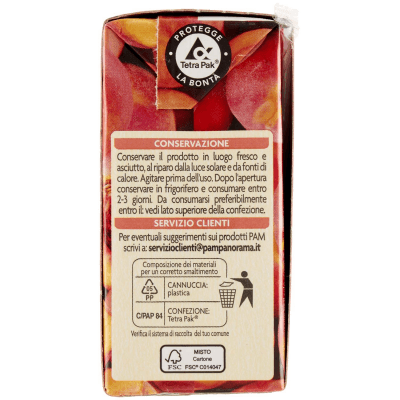 PAM PANORAMA Succo e Polpa di Pesca 600 ml (200ml x 3) – immagine 12