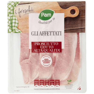 PAM Qualità per te Prosciutto Cotto Alta Qualità 120 g – immagine 9
