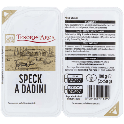 TESORI DELL'ARCA Speck a Dadini 2 x 50 g – immagine 9