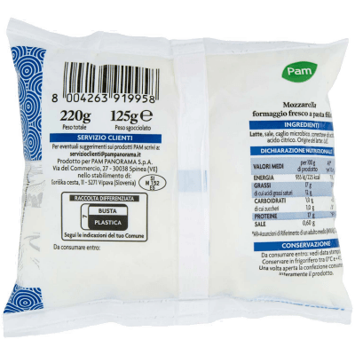 PAM Mozzarella 125 g – immagine 11