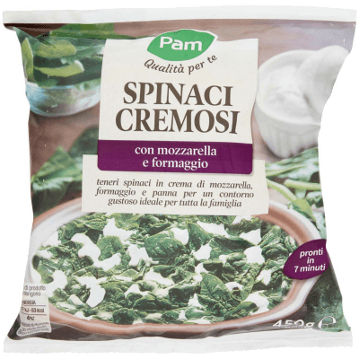 PAM PANORAMA Spinaci Cremosi surgelati 450 g – immagine 9