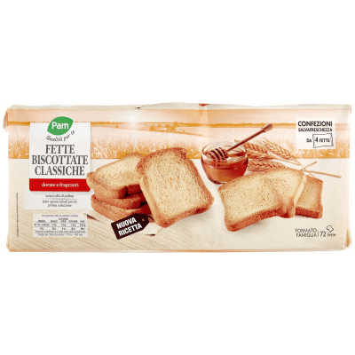 PAM Qualità per te Fette Biscottate Classiche 18 x 36 g – immagine 9