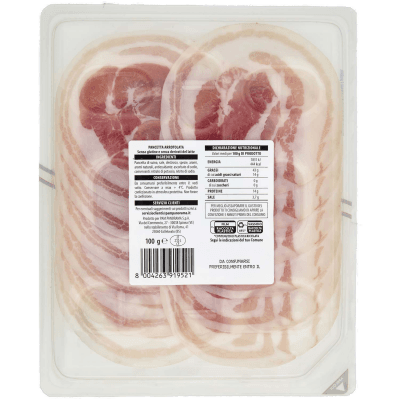 TESORI DELL'ARCA Pancetta Arrotolata 100 g – immagine 11