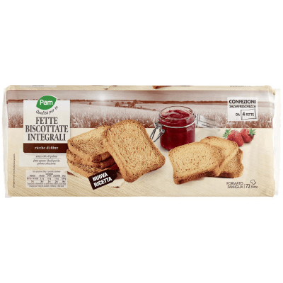 PAM Qualità per te Fette Biscottate Integrali 18 x 36 g – immagine 9
