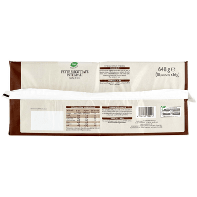 PAM Qualità per te Fette Biscottate Integrali 18 x 36 g – immagine 11