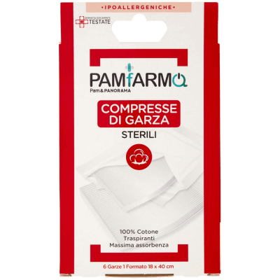 PAM PANORAMA Compresse di Garza 1 Formato 6 pz – immagine 9