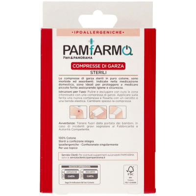 PAM PANORAMA Compresse di Garza 1 Formato 6 pz – immagine 11