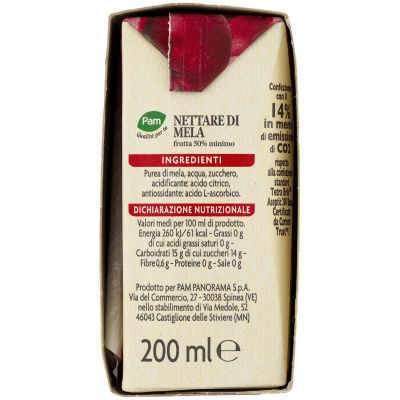 PAM Qualità per te Nettare Mela 3 x 200 ml – immagine 10