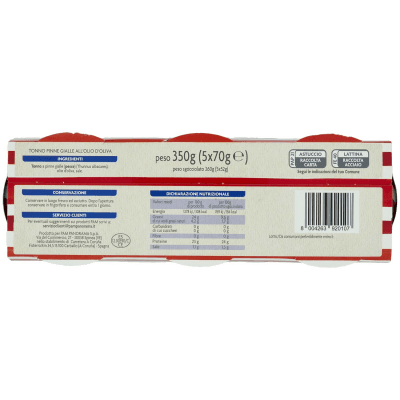 PAM Qualità per te Tonno all'Olio di Oliva 5 x 70 g – immagine 14
