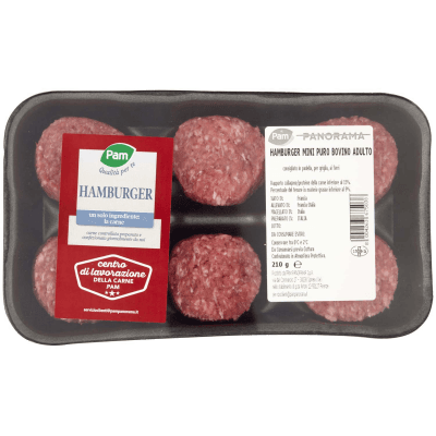 PAM Qualità per te Hamburger Mini Puro Bovino Adulto 210 g – immagine 9