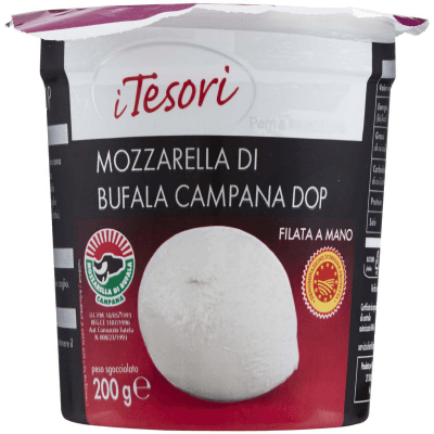 I TESORI Mozzarella di Bufala Campana DOP 200 g – immagine 9