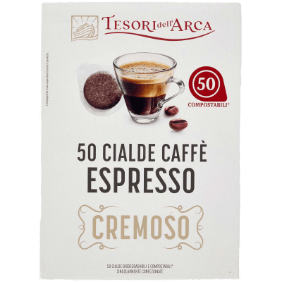 TESORI DELL'ARCA 50 Cialde Caffè Espresso Cremoso 50 x 7,2 g – immagine 9