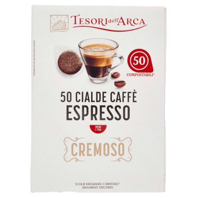 TESORI DELL'ARCA 50 Cialde Caffè Espresso Cremoso 50 x 7,2 g – immagine 11