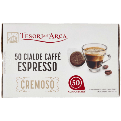 TESORI DELL'ARCA 50 Cialde Caffè Espresso Cremoso 50 x 7,2 g – immagine 14