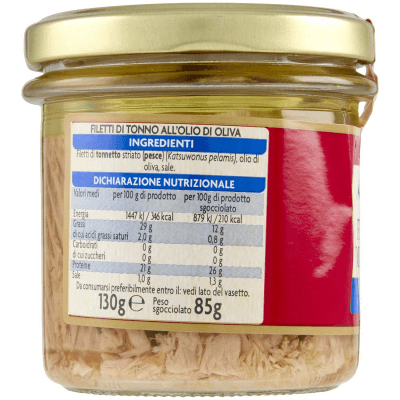 PAM Filetti di Tonno all'Olio di Oliva 130 g – immagine 10