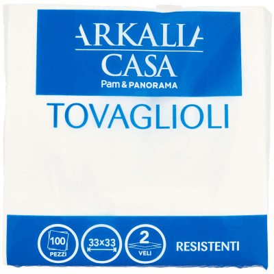 PAM PANORAMA Tovaglioli Bianchi doppio velo 100 pz – immagine 9