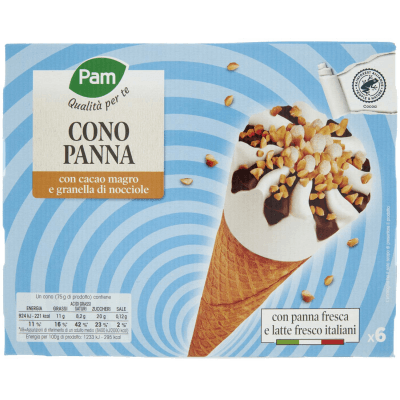 PAM Qualità per te Cono Panna 6 x 75 g – immagine 9