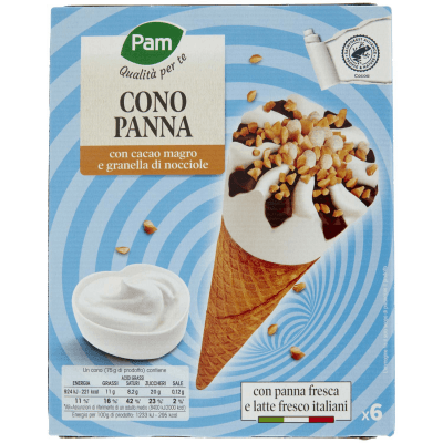 PAM Qualità per te Cono Panna 6 x 75 g – immagine 11