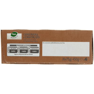 PAM PANORAMA Coni panna e cioccolato 450g (75g x 6) – immagine 10