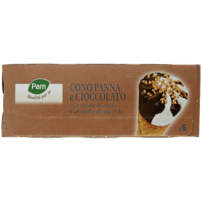 PAM PANORAMA Coni panna e cioccolato 450g (75g x 6) – immagine 12