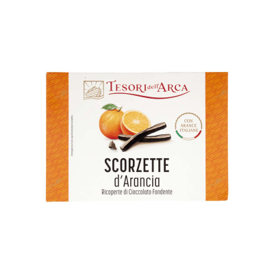 TESORI DELL'ARCA Scorzette d'Arancia Ricoperte di Cioccolato Fondente 230 g – immagine 9