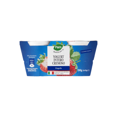 PAM PANORAMA Yogurt intero Cremoso alla Fragola 250g (125g x 2) – immagine 11