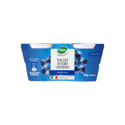 PAM PANORAMA Yogurt intero Cremoso ai Mirtilli 250g (125g x 2) – immagine 9