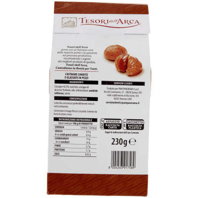 TESORI DELL'ARCA Marrons Glacès in pezzi 230 g – immagine 11