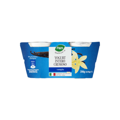 PAM PANORAMA Yogurt intero Cremoso alla Vaniglia 250g (125g x 2) – immagine 9