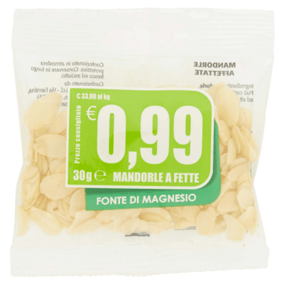 Mandorle a fette 30g – immagine 2