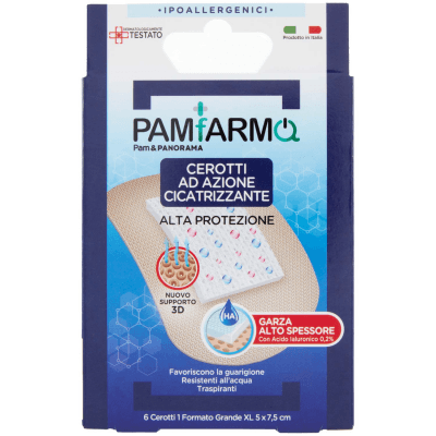 PAMFARMA Cerotti ad Azione Cicatrizzante 1 Formato Grande XL 5 x 7,5 cm 6 pz – immagine 9