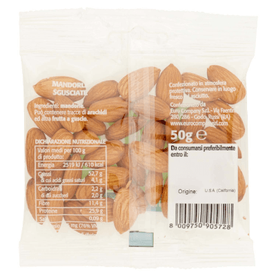 Mandorle sgusciate 50g – immagine 4