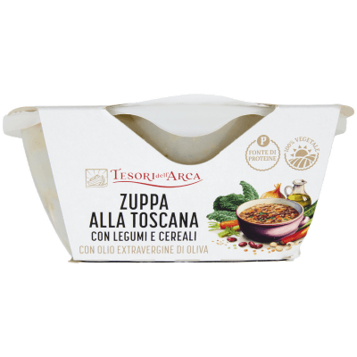 TESORI DELL'ARCA Zuppa alla Toscana con Legumi e Cereali con Olio Extravergine di Oliva 350 g – immagine 14
