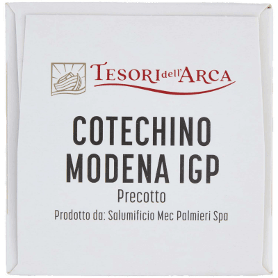 TESORI DELL'ARCA Cotechino Modena IGP Precotto 500 g – immagine 13