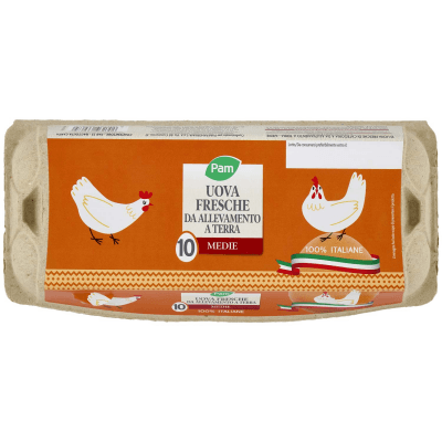 PAM PANORAMA 10 Uova fresche Medie da Allevamento a Terra – immagine 9