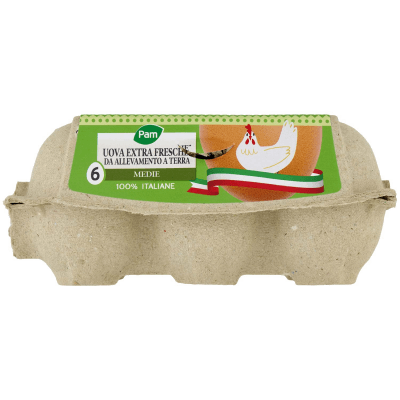 PAM PANORAMA 6 Uova extra fresche Medie da Allevamento a Terra – immagine 14