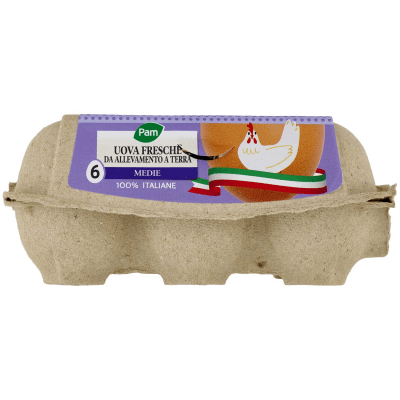 PAM PANORAMA 6 Uova fresche Medie da Allevamento a Terra – immagine 14