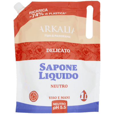 ARKALIA Sapone Liquido Delicato Viso e Mani Ricarica 1 L – immagine 9