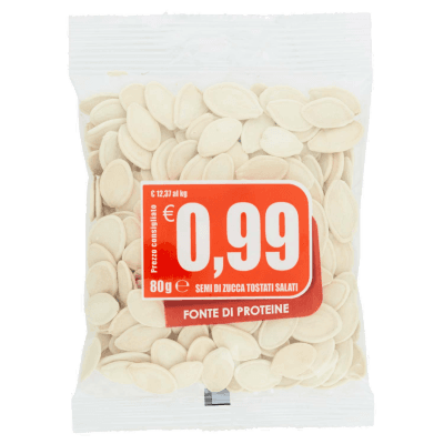 Semi di Zucca Tostati Salati 80g – immagine 2