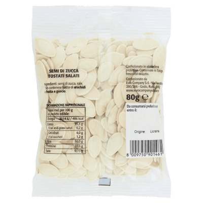 Semi di Zucca Tostati Salati 80g – immagine 4