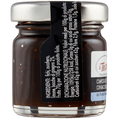 I TESORI Composta di Fichi con Bacche di Ginepro 42 g – immagine 10