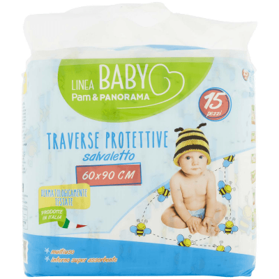 PAM PANORAMA Linea Baby Traverse Protettive salvaletto 60x90 cm 15 pz – immagine 9