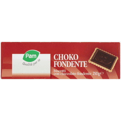 PAM Qualità per te Choko Fondente biscotti con cioccolato fondente 250g (25g x 10) – immagine 13