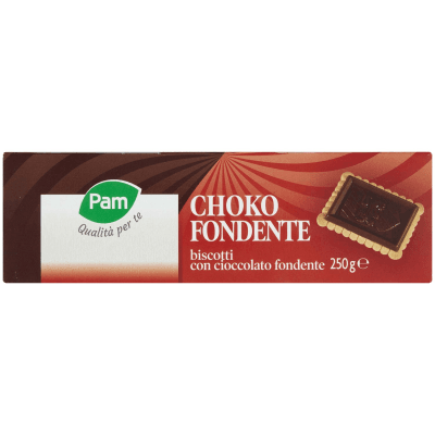 PAM Qualità per te Choko Fondente biscotti con cioccolato fondente 250g (25g x 10) – immagine 14