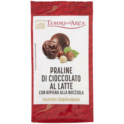TESORI DELL'ARCA Praline di Cioccolato al Latte con Ripieno alla Nocciola 90 g – immagine 9