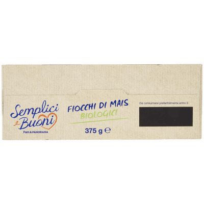 SEMPLICI E BUONI Senza Zuccheri Aggiunti Fiocchi di Mais Biologici 375 g – immagine 13