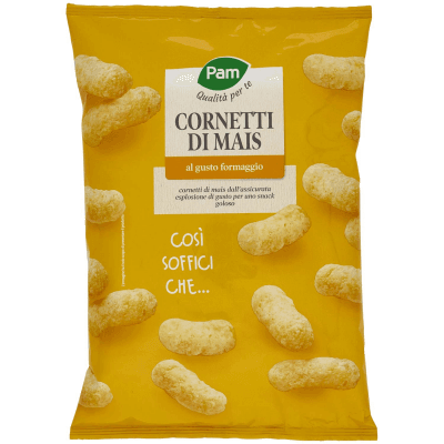 PAM Qualità per te Cornetti di Mais al gusto formaggio 100 g – immagine 9